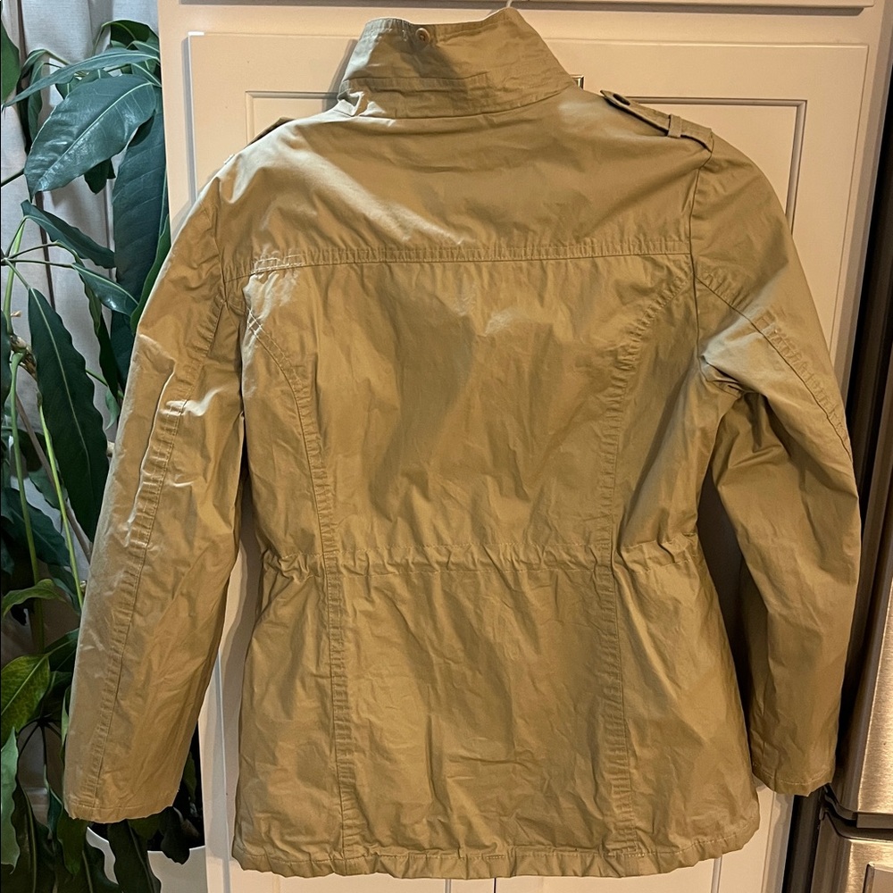 Like new  warm Michael Kors Utility safari  Jacket in Tan size small - Picture 5 of 6